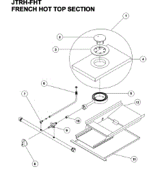 02 - Jade Titan Range Fht parts for Maytag Range JTRH2FHT36 from AppliancePartsPros.com