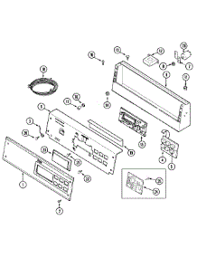 05 - Control Panel parts for Maytag Washer MAH21PDA3W from AppliancePartsPros.com
