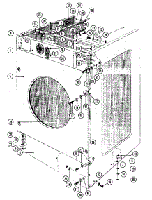 14 - Cabinet (Series 11) parts for Maytag Washer MFR50MNAVS from AppliancePartsPros.com