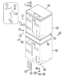 04 - Rear parts for Maytag Dryer MDG13PDBAW from AppliancePartsPros.com