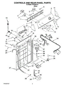 02 - Controls And Rear Panel Parts parts for Maytag Washer NTW5400TQ1 from AppliancePartsPros.com