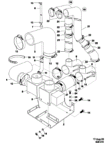 17 - Drain System 100-125Lb parts for Maytag Washer MFS125PFVS from AppliancePartsPros.com