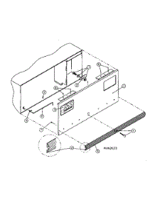 05 - Control Door Assembly parts for Maytag Dryer MDG50PN1AL from AppliancePartsPros.com