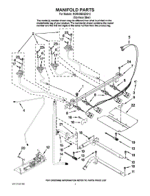 03 - Manifold Parts parts for Maytag Range MGRH865QDS12 from AppliancePartsPros.com