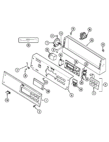 09 - Control Panel parts for Maytag Washer MAT10PDABW from AppliancePartsPros.com
