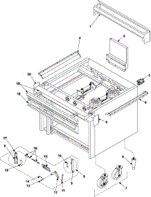 03 - Oven / Hinge parts for Maytag Range JTRH430 from AppliancePartsPros.com