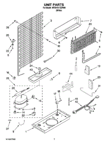 04 - Unit Parts parts for Maytag Refrigerator MTB1551EEW00 from AppliancePartsPros.com