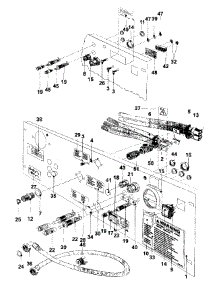 18 - Water Valve & Rear Panel (Series 11) parts for Maytag Washer MFR25MCATS from AppliancePartsPros.com