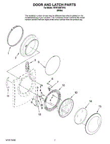 04 - Door And Latch Parts, Optional Parts (Not Included) parts for Maytag Washer NFW7200TW10 from AppliancePartsPros.com