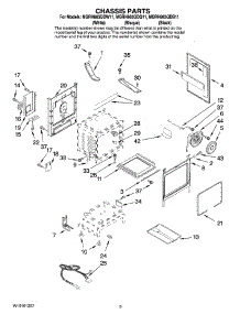 03 - Chassis Parts parts for Maytag Range MGRH865QDB11 from AppliancePartsPros.com
