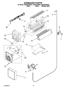 12 - Icemaker Parts, Optional Parts (Not Included) parts for Maytag Refrigerator ASD2524VEB01 from AppliancePartsPros.com
