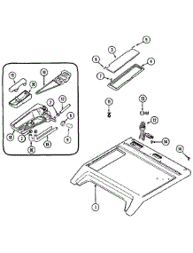 02 - Top parts for Maytag Washer MAH20PDCXQ from AppliancePartsPros.com