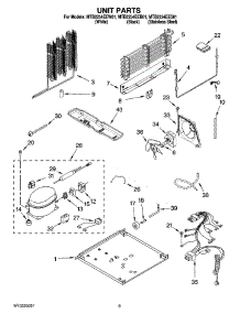 05 - Unit Parts parts for Maytag Refrigerator MTB2254EES01 from AppliancePartsPros.com