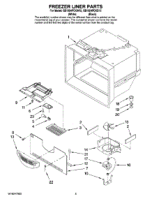 03 - Freezer Liner Parts parts for Maytag Refrigerator GB1924PEKB12 from AppliancePartsPros.com