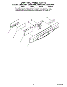 02 - Control Panel Parts parts for Maytag Dishwasher ADB2500AWS40 from AppliancePartsPros.com