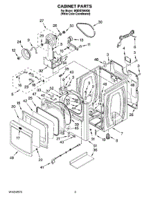 02 - Cabinet Parts parts for Maytag Dryer MGDB700VQ0 from AppliancePartsPros.com