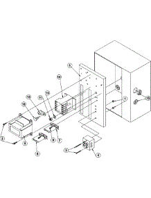 15 - Rear Electric Panel parts for Maytag Dryer MDG50PNTVW from AppliancePartsPros.com