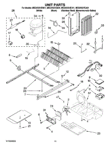 09 - Unit Parts parts for Maytag Refrigerator MSD2552VEY01 from AppliancePartsPros.com