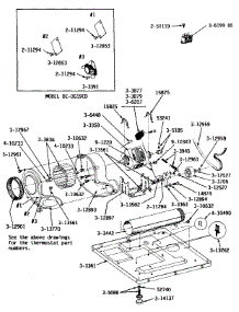 06 - Motor, Blower, Base Frame & Thermostats parts for Maytag Dryer DE19CD from AppliancePartsPros.com