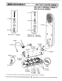 08 - Inlet Duct & Heater Assembly parts for Maytag Dryer LDE21CS from AppliancePartsPros.com