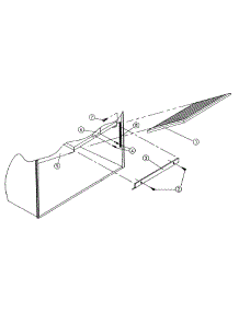 16 - Lint Trap Assembly parts for Maytag Dryer MDG100PN1L from AppliancePartsPros.com