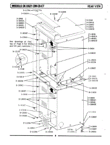 02 - Rear View parts for Maytag Dryer LDG21CS from AppliancePartsPros.com