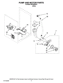 06 - Pump And Motor Parts, Optional Parts (Not Included) parts for Maytag Washer MFW9600SQ1 from AppliancePartsPros.com
