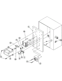 15 - Rear Electric Panel parts for Maytag Dryer MDG75MNVWQ from AppliancePartsPros.com