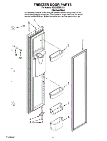 07 - Freezer Door Parts parts for Maytag Refrigerator AC2225GEKS14 from AppliancePartsPros.com