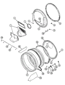 09 - Tumbler parts for Maytag Dryer MLG15PDAXA from AppliancePartsPros.com