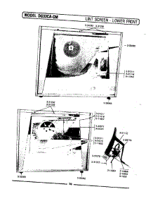 08 - Lint Screen-Lower Front parts for Maytag Dryer GDG33CM from AppliancePartsPros.com