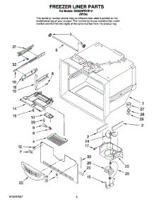 02 - Freezer Liner Parts parts for Maytag Refrigerator G32026PEKW12 from AppliancePartsPros.com