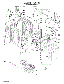 02 - Cabinet Parts parts for Maytag Dryer MGD6600TQ1 from AppliancePartsPros.com