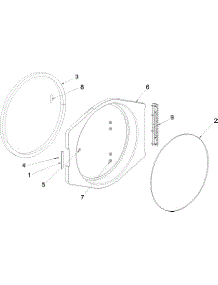 04 - Main Door Asy parts for Maytag Dryer MDG30PCCWQ from AppliancePartsPros.com