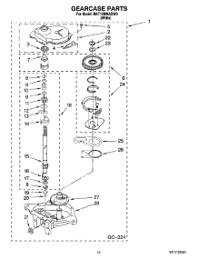 09 - Gearcase Parts parts for Maytag Washer MAT15MNAGW0 from AppliancePartsPros.com