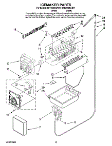 08 - Icemaker Parts, Optional Parts parts for Maytag Refrigerator MFF2558KEB11 from AppliancePartsPros.com