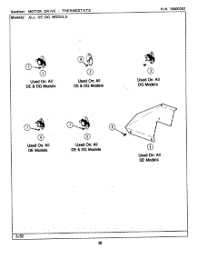 09 - Motor Drive-Thermostats parts for Maytag Dryer MDE26DAACG from AppliancePartsPros.com