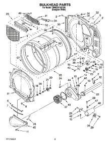 03 - Bulkhead Parts parts for Maytag Dryer 7MMGD0100TQ0 from AppliancePartsPros.com