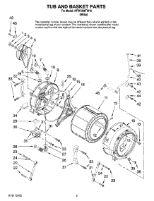 03 - Tub And Basket Parts parts for Maytag Washer NFW7200TW10 from AppliancePartsPros.com