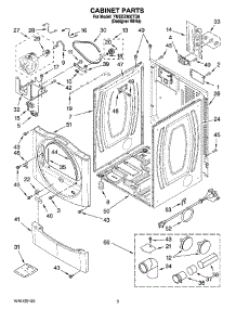 02 - Cabinet Parts parts for Maytag Dryer YMEDZ400TQ0 from AppliancePartsPros.com