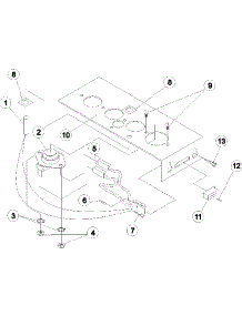 10 - Sensor Bracket parts for Maytag Dryer MDG30PNVWQ from AppliancePartsPros.com
