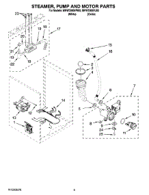 06 - Steamer, Pump And Motor Parts, Optional Parts (Not Included) parts for Maytag Washer MHWE900VW00 from AppliancePartsPros.com