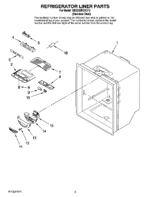 02 - Refrigerator Liner Parts parts for Maytag Refrigerator GB2526REKS12 from AppliancePartsPros.com