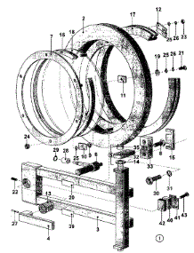 09 - Door parts for Maytag Washer MFS90PNAVS from AppliancePartsPros.com
