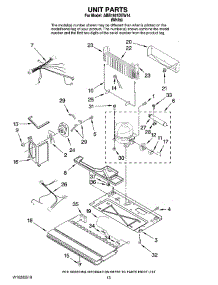 07 - Unit Parts parts for Maytag Refrigerator ABB1921DEW14 from AppliancePartsPros.com