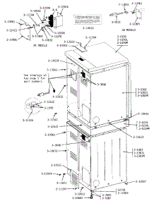 02 - Rear View parts for Maytag Dryer DG23CD from AppliancePartsPros.com