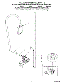 06 - Fill And Overfill Parts parts for Maytag Dishwasher MDB6701AWW41 from AppliancePartsPros.com