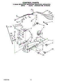 11 - Control Parts parts for Maytag Refrigerator MSD2542VEW01 from AppliancePartsPros.com