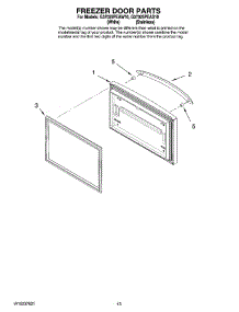 07 - Freezer Door Parts, Optional Parts (Not Included) parts for Maytag Refrigerator G37025PEAW10 from AppliancePartsPros.com