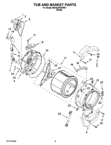 06 - Tub And Basket Parts parts for Maytag Washer MAH22PRAWW1 from AppliancePartsPros.com